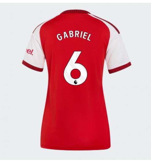 Arsenal Gabriel Magalhaes #6 Hjemmedrakt Dame 2026-27 Korte ermer Arsenal Gabriel Magalhaes #6 Hjemmedrakt Dame 2026-27 Korte ermer